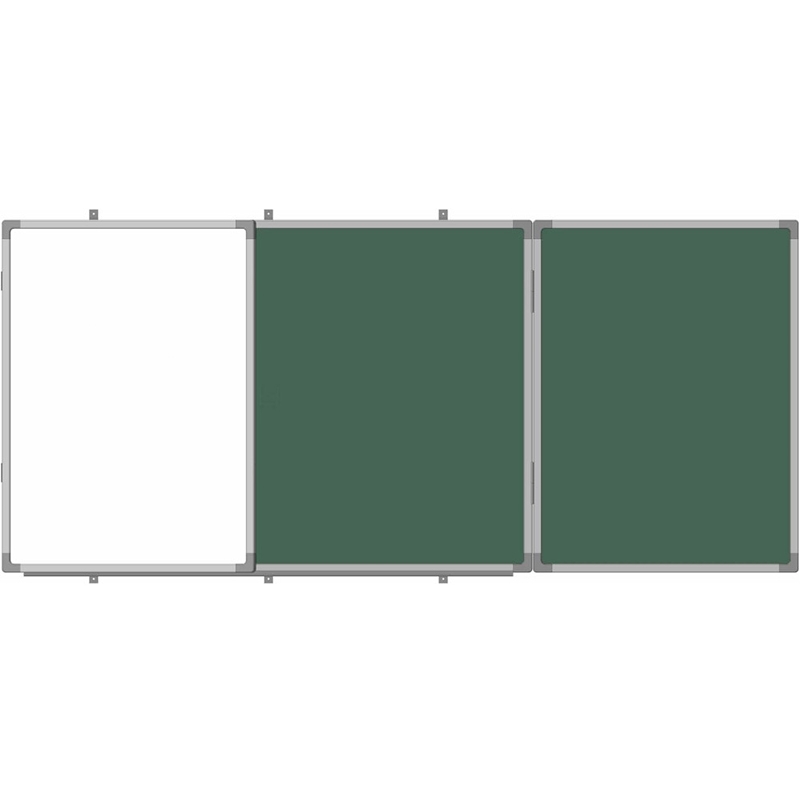 Доска SECTOR КМ4010 комби мел/маркер 5 поверхностей 400x100 см (tf641) - фото 5