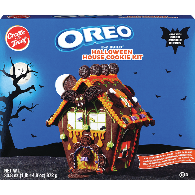Печиво шоколадне OREO Будиночок для Хеллоуіна 872 г (1956953598)