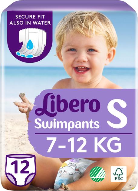 Подгузники-трусики детские Libero Swimpants для плавания Small 7-12 кг 12 шт. (2661376789)