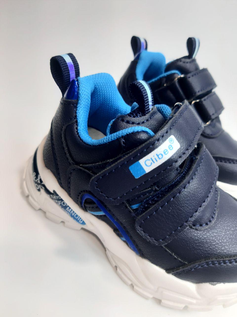 Кроссовки для мальчика Clibee р. 23 14 см Синий (69 Е bl-bl) - фото 3 Кроссовки для мальчика Clibee р. 23 14 см Синий (69 Е bl-bl) - фото 3