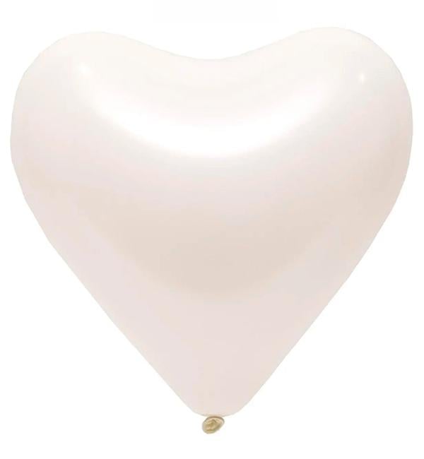 Воздушные шарики Everts Сердце 30 см 10 шт. Белый (1353785) Воздушные шарики Everts Сердце 30 см 10 шт. Белый (1353785)