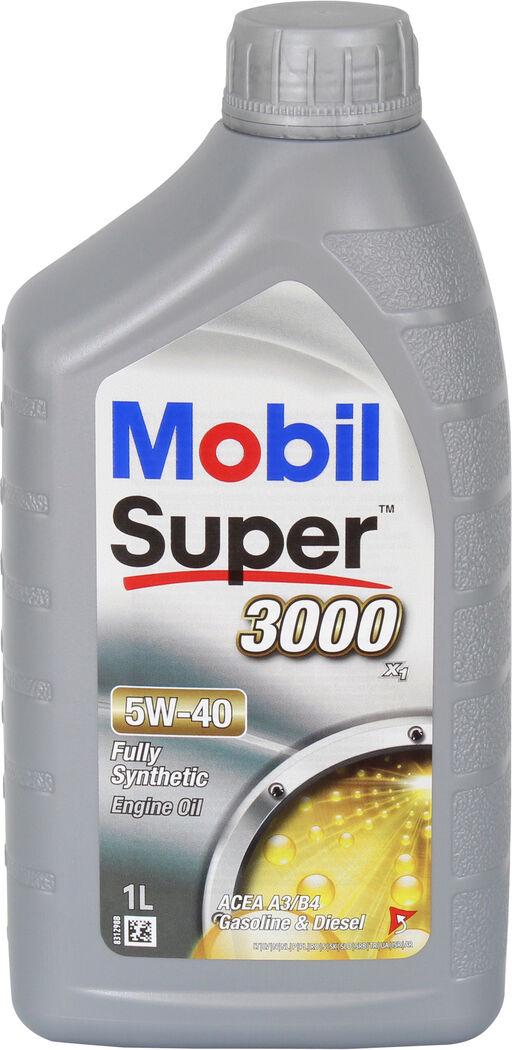 Моторне мастило Mobil Super 3000 Х1 152567 бензин/дизель 5W-40 1 л (1402400)