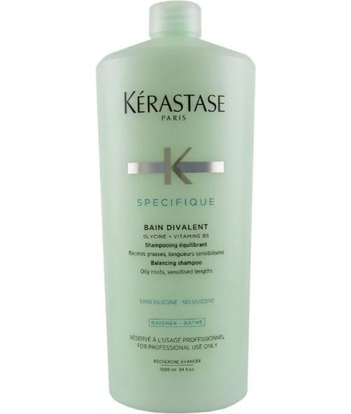 Шампунь-ванна аналог Kerastase Specifique Bain Divalent Balancing для волос комбинированного типа жирные 1000 мл (3474636954759)