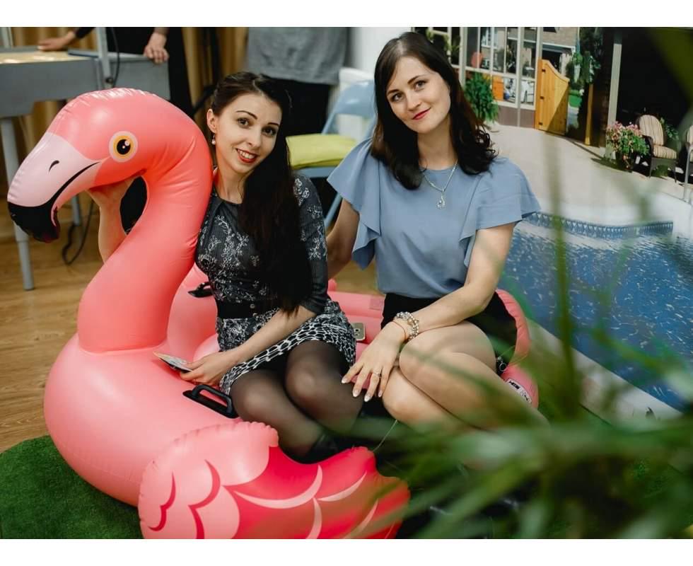 Плотик для катання надувний Фламінго вініловий до 40 кг 147х140х94 см Рожевий (21-9-57558) - фото 3 Плотик для катання надувний Фламінго вініловий до 40 кг 147х140х94 см Рожевий (21-9-57558) - фото 3