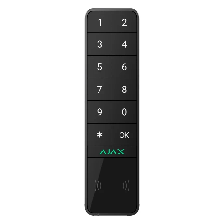 Клавіатура бездротова Ajax KeyPad Outdoor Jeweller Black (2993152829)
