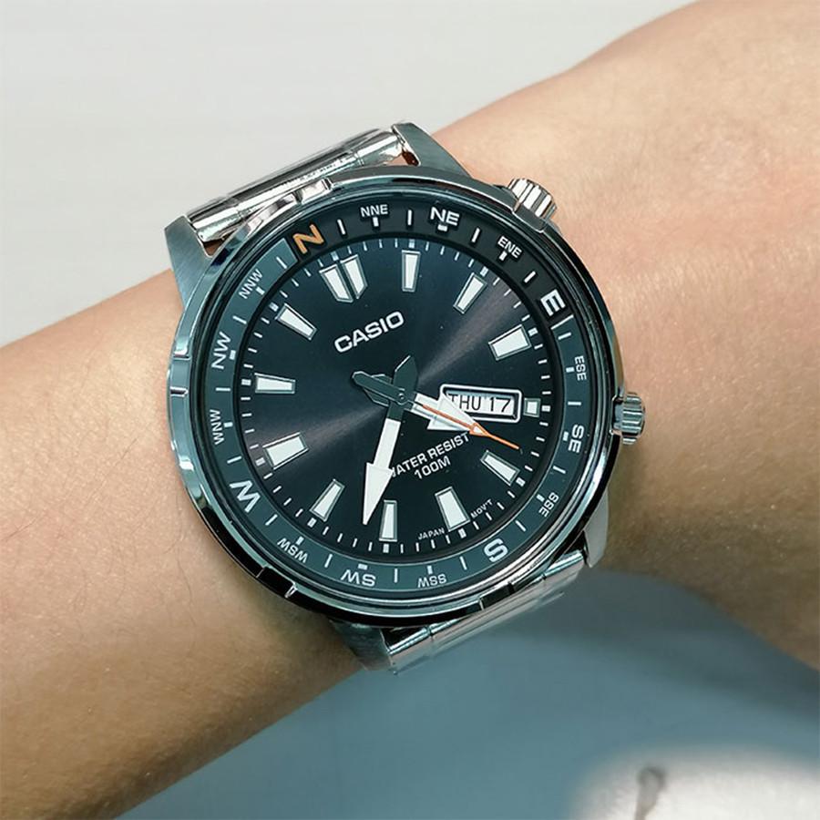 Наручные часы мужские Casio MTD-130D-1A4 Diver Collection со стальным корпусом/водозащитой 100 м Серебряный (2899573278)