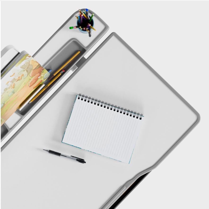 Стіл ергономічний дитячий Mark Adler Study 3.0 Grey - фото 6 Стіл ергономічний дитячий Mark Adler Study 3.0 Grey - фото 6