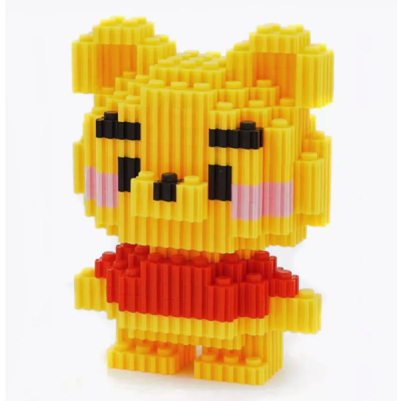 Конструктор фигурка Magic Blocks пиксели Винни Пух 199 деталей (DSN-20)