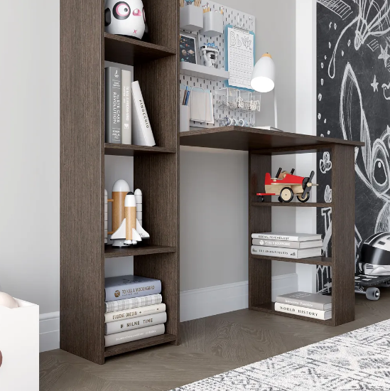 Компьютерный стол MebelProff КС-27 с полками Венге (26437423) - фото 3 Компьютерный стол MebelProff КС-27 с полками Венге (26437423) - фото 3