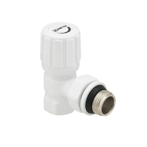 Клапан радиаторный угловой Raftec 1/2"х1/2" подача White (DVRK11-W)
