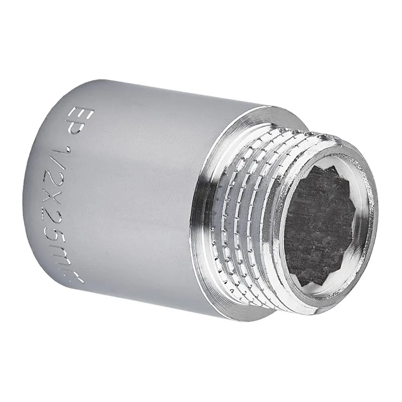 Удлинитель Europroduct EP.E025.CHR 1/2" x 25 мм MF латунь Хром (EP6124)