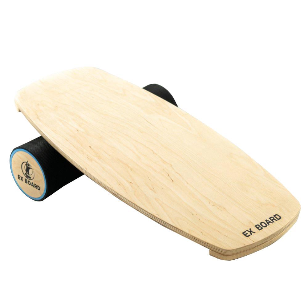 Балансборд Ex-board Easy черный в резине валик 13 см (ex016)