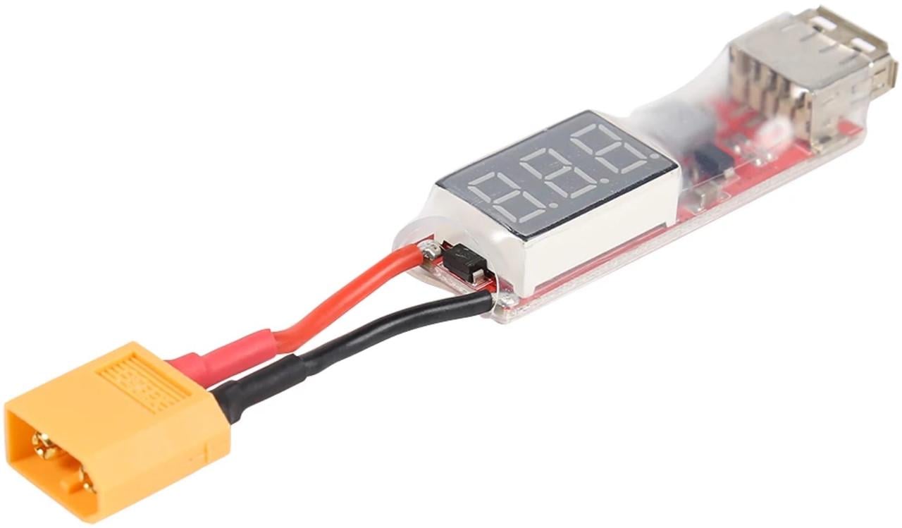Адаптер-преобразователь для аккумуляторов 2S–6S LiPo XT60 to USB 5V/2A (2665786499)