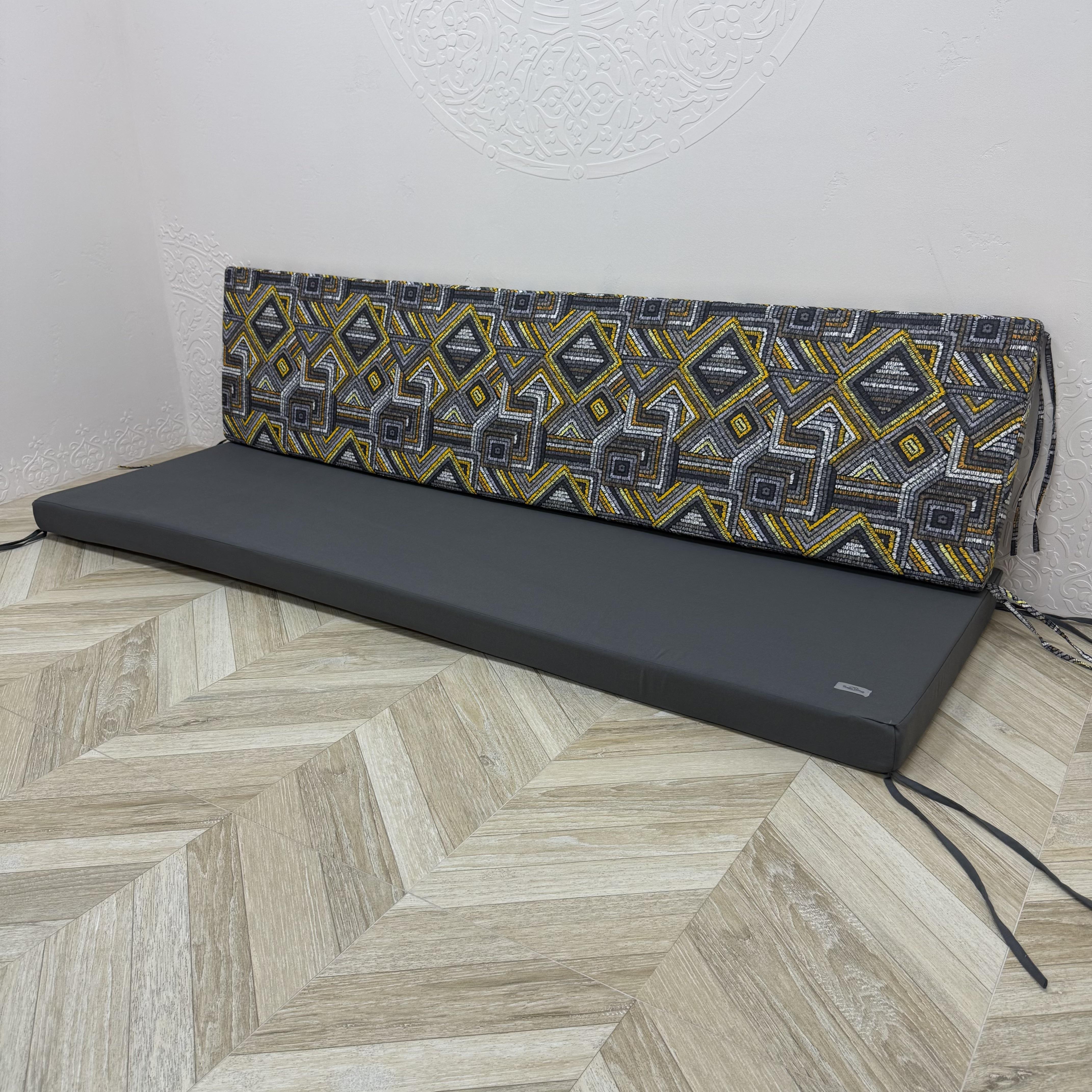 Матрас комбинированный Comfort Home Labirint yellow на поддоны/качели/каркасы/садовую мебель панама 170х60х40х5 см