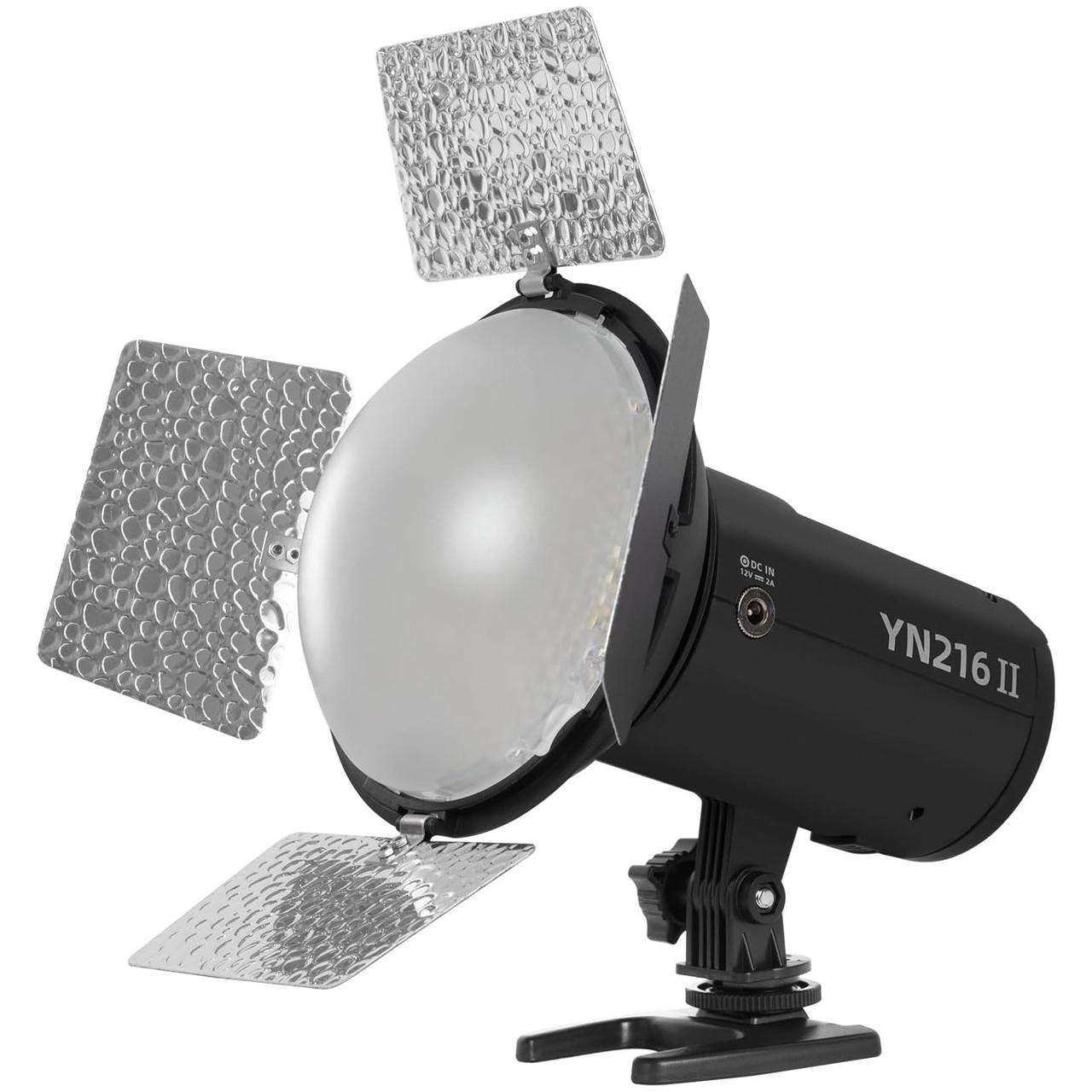 Постоянный свет Yongnuo YN216 II kr портативный с аккумулятором LED Bi-Color 24 Вт 2700К-8000К (2191669881)