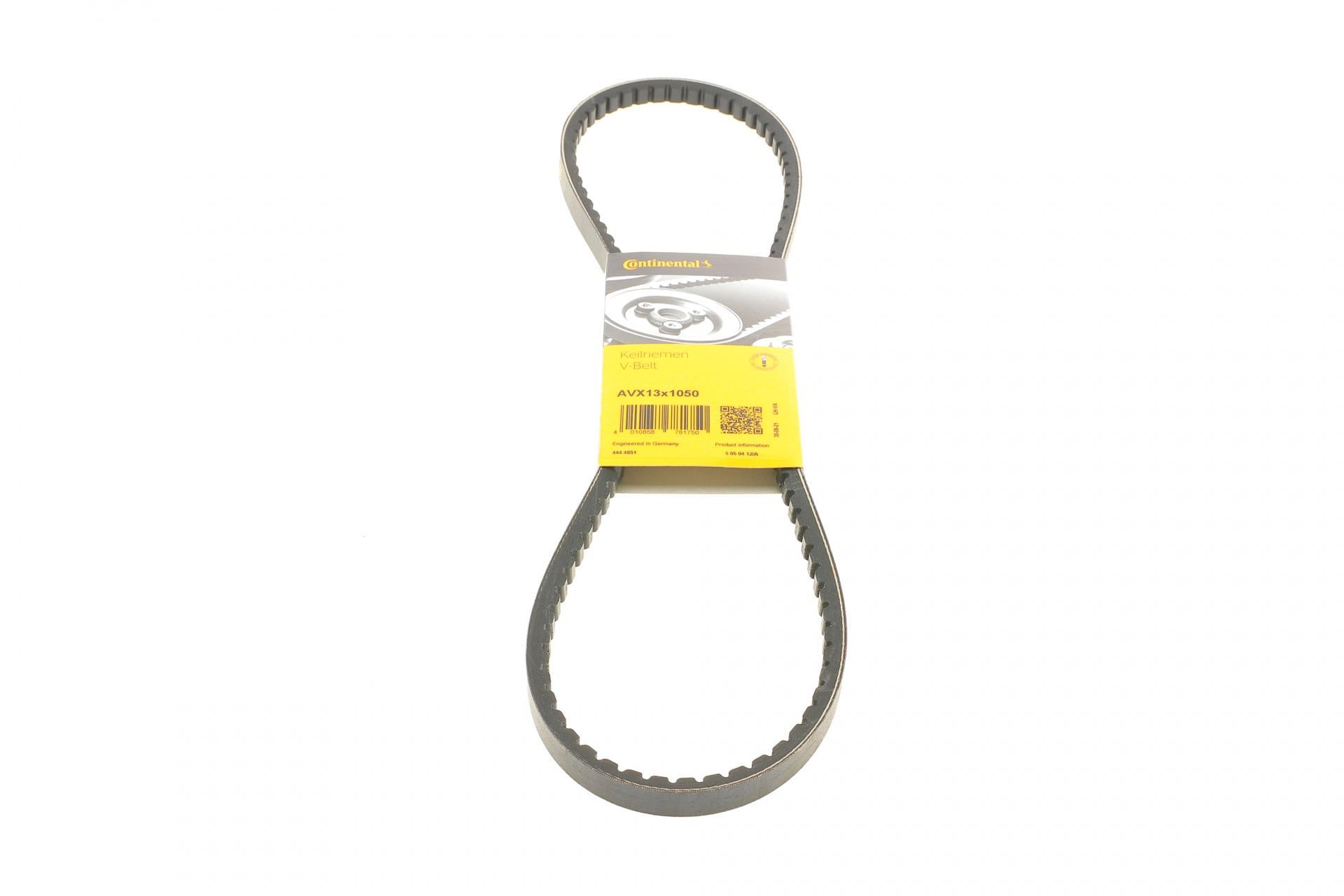 Ремень генератора Continental VOLKSWAGEN Golf 1.5/1.6 77-83/Toyota Hilux/Land Cruiser 1.8/3.5 83-01/Audi 100 2.0D 78-83 (AVX13X1050)