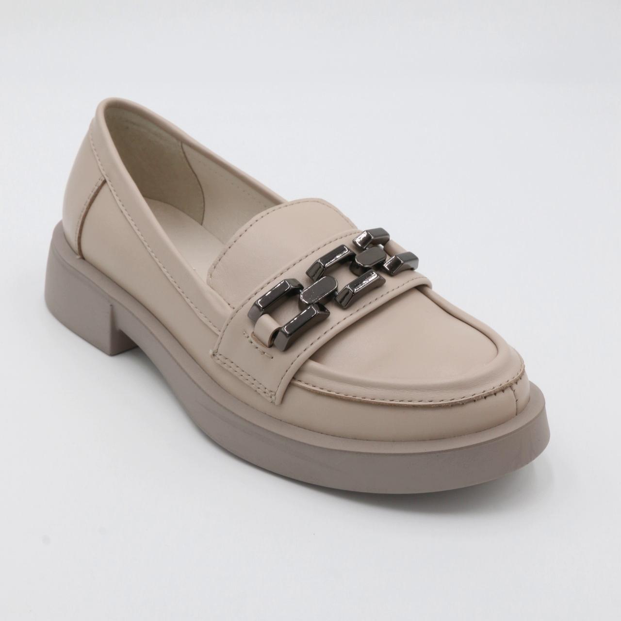 Туфли женские Ilona 100/144 лоферы кожаные р. 38 Бежевый (29676002) - фото 5 Туфли женские Ilona 100/144 лоферы кожаные р. 38 Бежевый (29676002) - фото 5