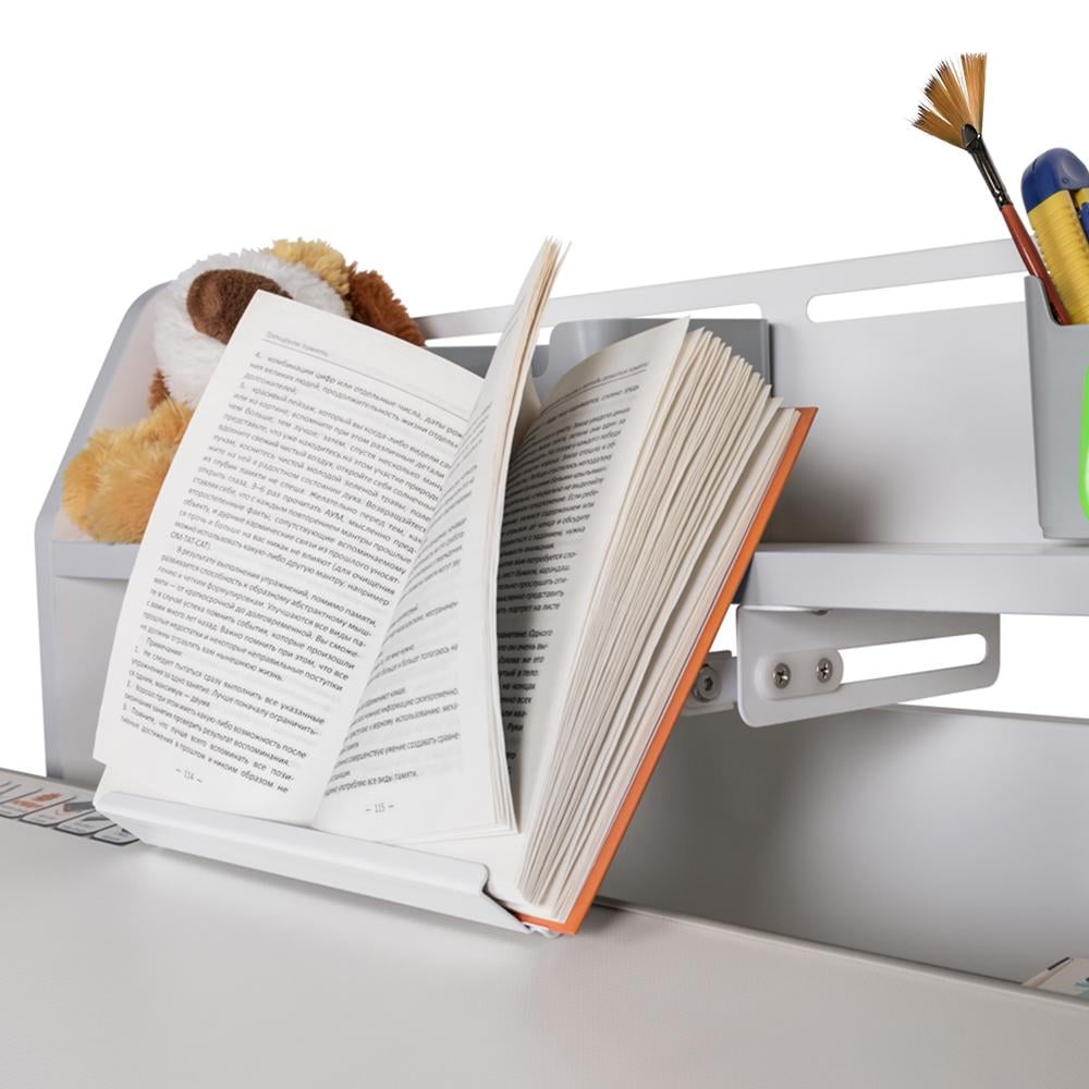 Парта трансформер школьная эргономичная Mealux Sherwood Energy Белый/Серый (BD-830 W/G Energy) - фото 6 Парта трансформер школьная эргономичная Mealux Sherwood Energy Белый/Серый (BD-830 W/G Energy) - фото 6