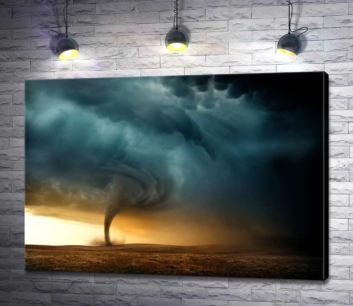 Картина ArtPoster Могутній смерч вирує у пустелі 130x92 см Модуль №1 (002640)