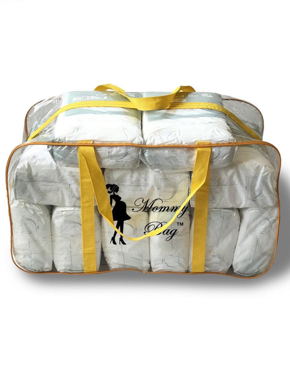 Сумка в роддом XL Желтый/Прозрачный (14584555)