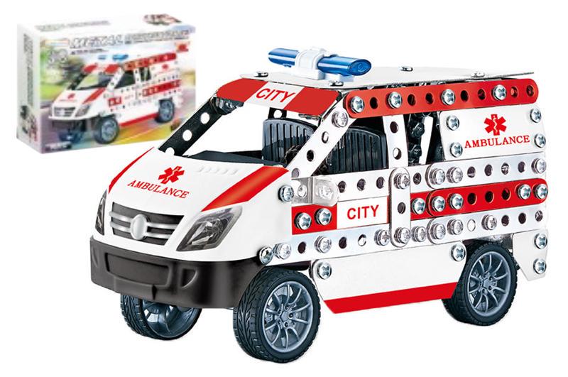 Конструктор металевий Швидка допомога 8801 314 дет. 36,5x26,5x6 см (MTT-169747)