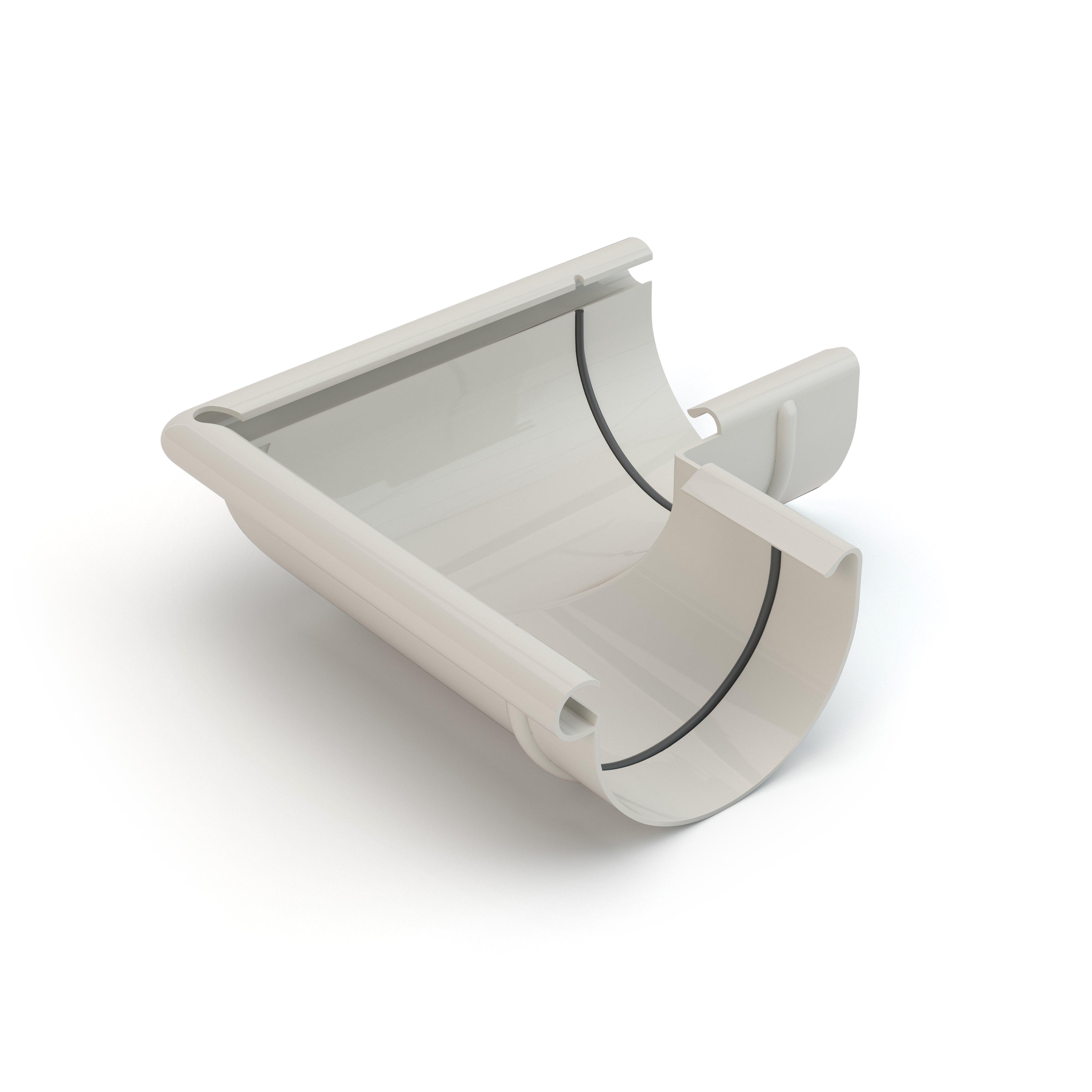 Кут ринви зовнішній Gamrat 90° 150 мм Білий (312-324-180)