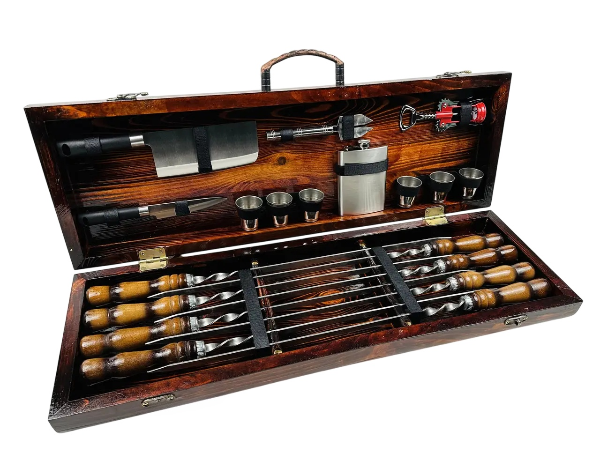 Набор шампуров в кейсе Кук 8 шт. (21-10-KS-7812)