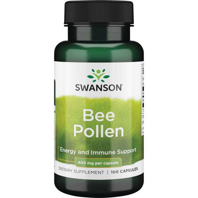Натуральная добавка для иммунитета Swanson Bee Pollen 400 мг 100 Caps