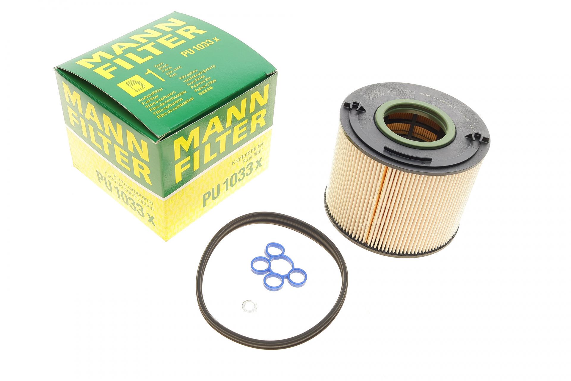 Фильтр топливный Mann-Filter для VW Touareg 3,0 TDI 11-15 (PU 1033 X) Фильтр топливный Mann-Filter для VW Touareg 3,0 TDI 11-15 (PU 1033 X)