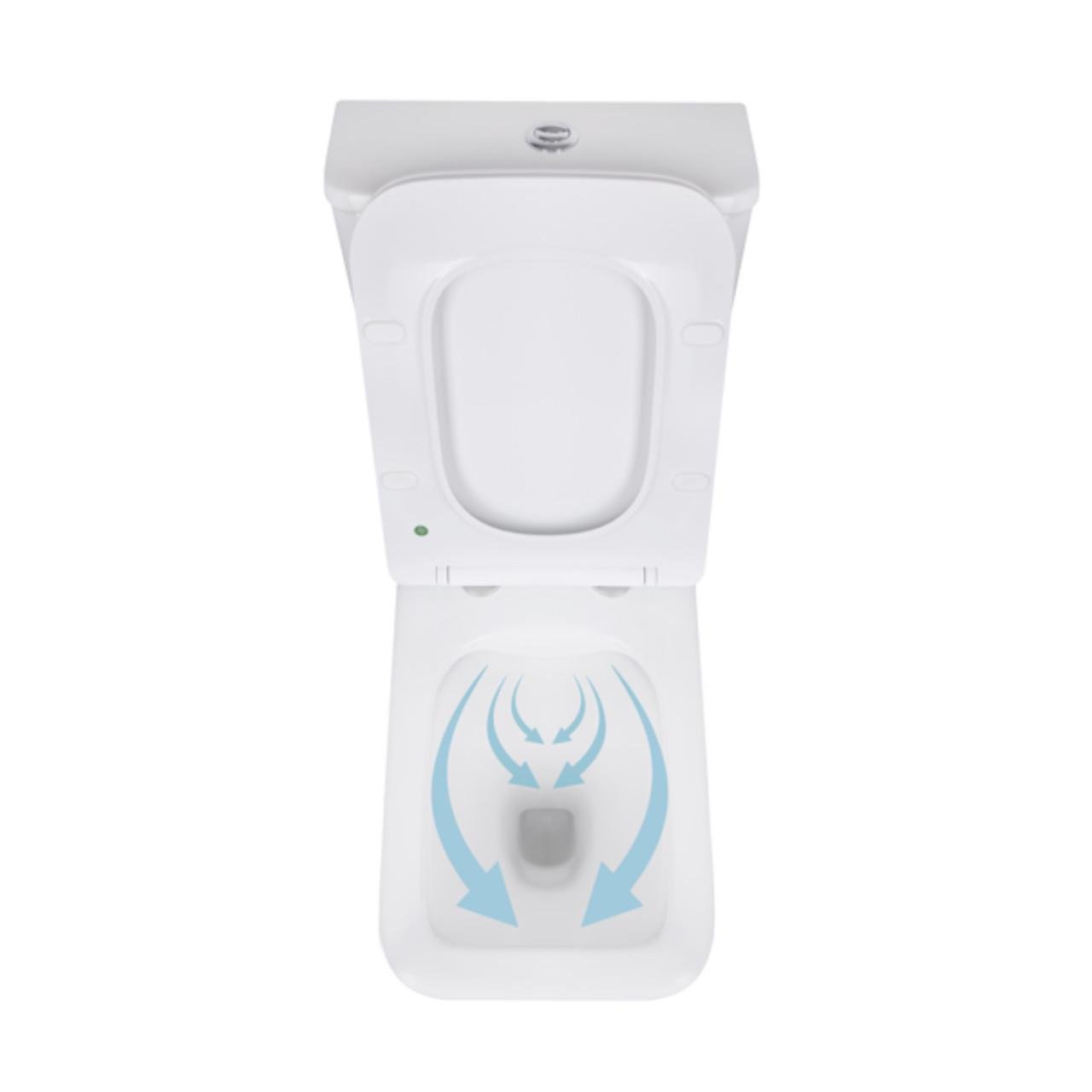 Унітаз-компакт Qtap Kalao безобідковий з сідінням Soft-close (QT08221213AW) - фото 6 Унітаз-компакт Qtap Kalao безобідковий з сідінням Soft-close (QT08221213AW) - фото 6