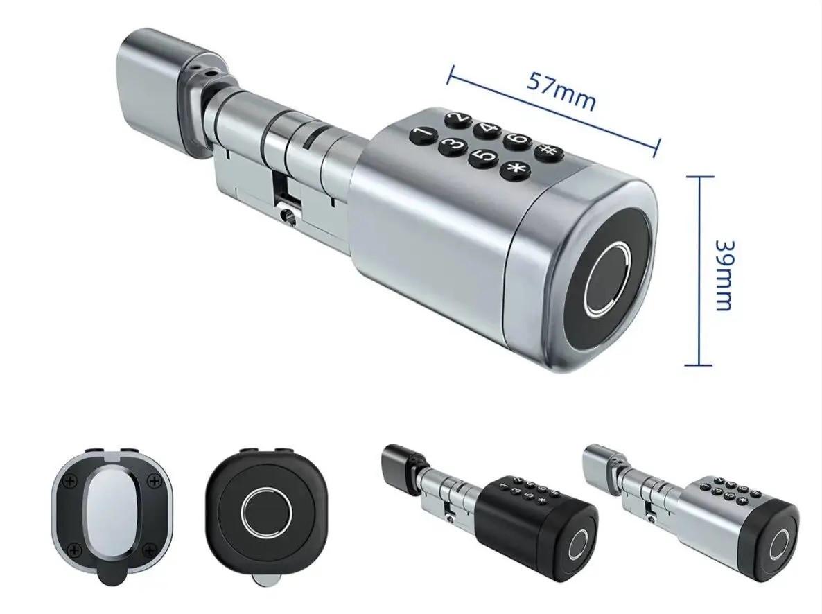 Замок дверний біометричний розумний SEVEN LOCK SL-7774BF циліндр 35-90 мм Silver (2149569844) - фото 10 Замок дверний біометричний розумний SEVEN LOCK SL-7774BF циліндр 35-90 мм Silver (2149569844) - фото 10