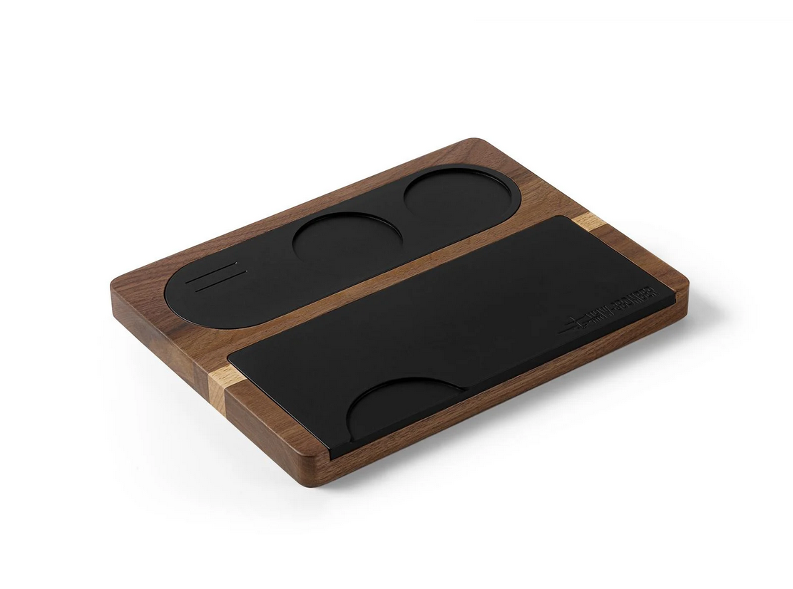 Универсальная станция для темперовки кофе деревянная MHW-3BOMBER 51-58 мм Орех (TS5151) Универсальная станция для темперовки кофе деревянная MHW-3BOMBER 51-58 мм Орех (TS5151)