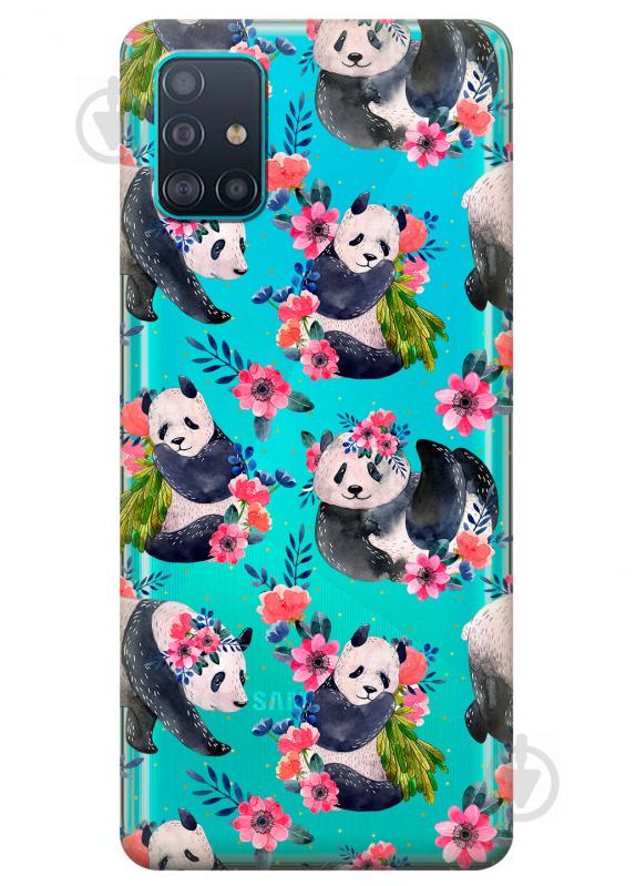 Прозрачный силиконовый чехол iSwag для Samsung Galaxy A51 с рисунком - Пандочки (KS3198) Прозрачный силиконовый чехол iSwag для Samsung Galaxy A51 с рисунком - Пандочки (KS3198)