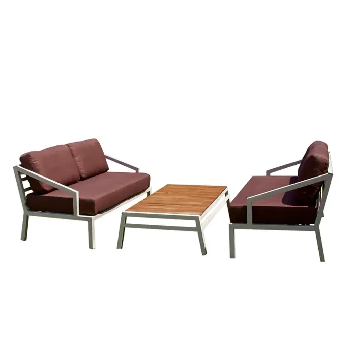 Комплект уличной мягкой мебели в стиле LOFT с металлическим каркасом (KS-1347)