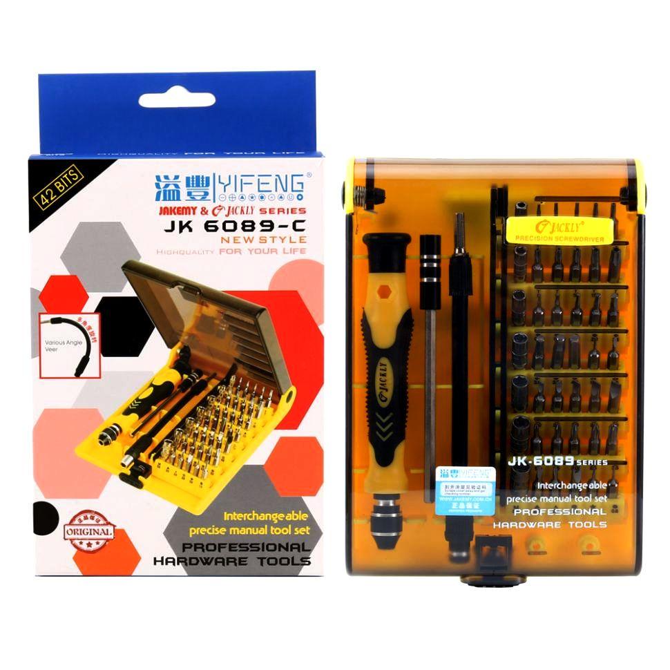 Набор отверток Jackly 6089-C для ремонта телефонов/ноутбуков (1617682477) - фото 5