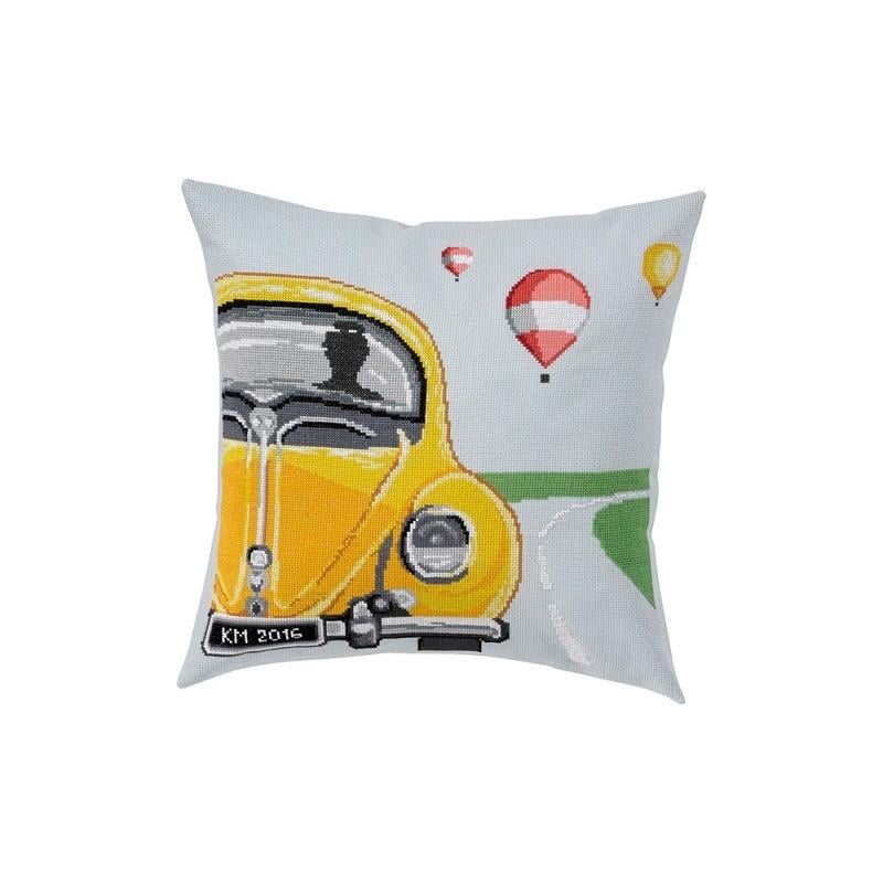Набор для вышивания крестиком PERMIN 83-6116 VW pillow (23933)