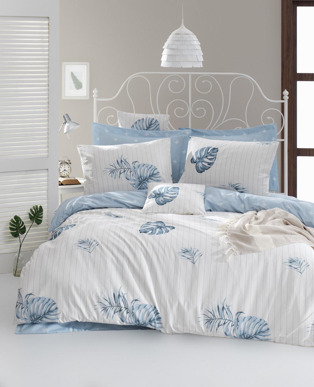 Комплект постельного белья Lotus Home Perfect Ranforce Finny Голубой семейный (svt-2000022267052) Комплект постельного белья Lotus Home Perfect Ranforce Finny Голубой семейный (svt-2000022267052)