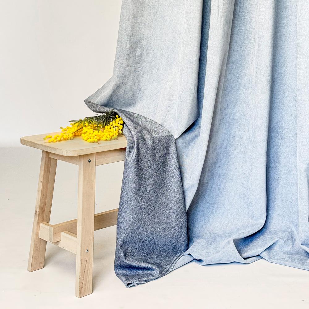 Тканина портьєрна однотонна Californiaі V-43 300 см 258 гр/м2 Джинс - фото 4 Тканина портьєрна однотонна Californiaі V-43 300 см 258 гр/м2 Джинс - фото 4