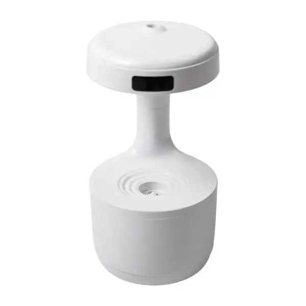 Зволожувач повітря антигравітаційний з підсвічуванням 600 мл Білий - фото 3