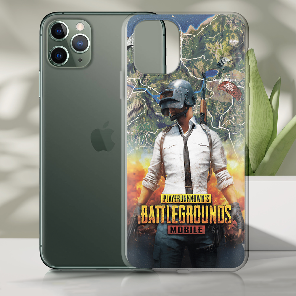 Чехол Boxface iPhone 11 Pro PUBG Mobile Прозрачный силикон (38189-up2309-38189) - фото 2