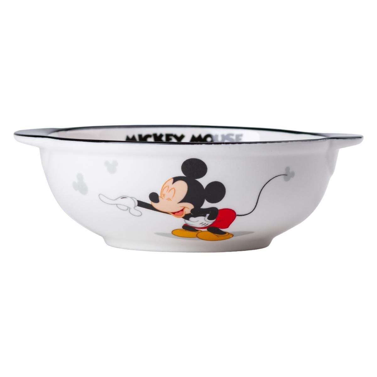 Тарелка глубокая Mickey Mouse Yiwu HP-15-9 керамическая 400 мл Белый (100-107-HP-15-9)