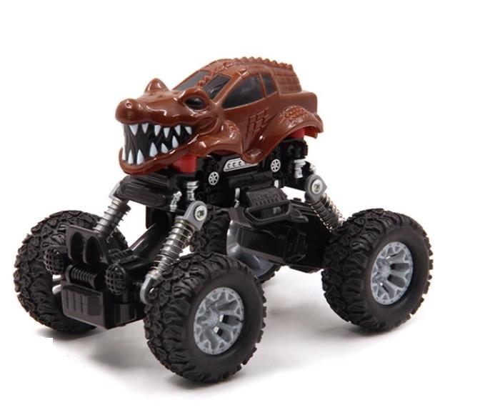 Инерционная игрушка KLX Monster Graffiti Off-Road детский автомобиль Коричневый (SUN3459)