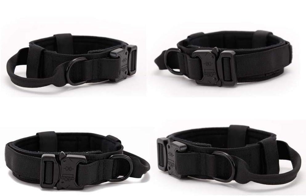 Нашийник для собак Harness нейлоновий з металевою пряжкою-фастекс L 45-55 см Чорний (2042422788) - фото 2 Нашийник для собак Harness нейлоновий з металевою пряжкою-фастекс L 45-55 см Чорний (2042422788) - фото 2