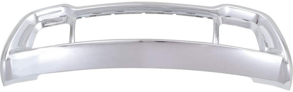 Накладка переднего бампера AVTM Jeep Grand Cherokee 2014-2016 нижняя средняя Хром (183809915)