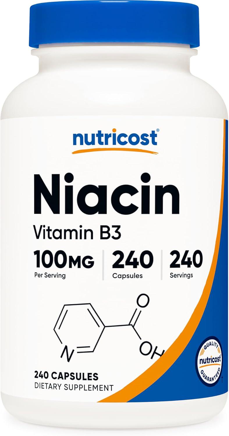 Ниацин Nutricost 240 кап. 100 мг