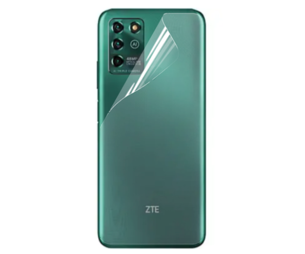Противоударная гидрогелевая пленка Hydrogel Film для ZTE Blade V30 Vita на заднюю панель, Transparent