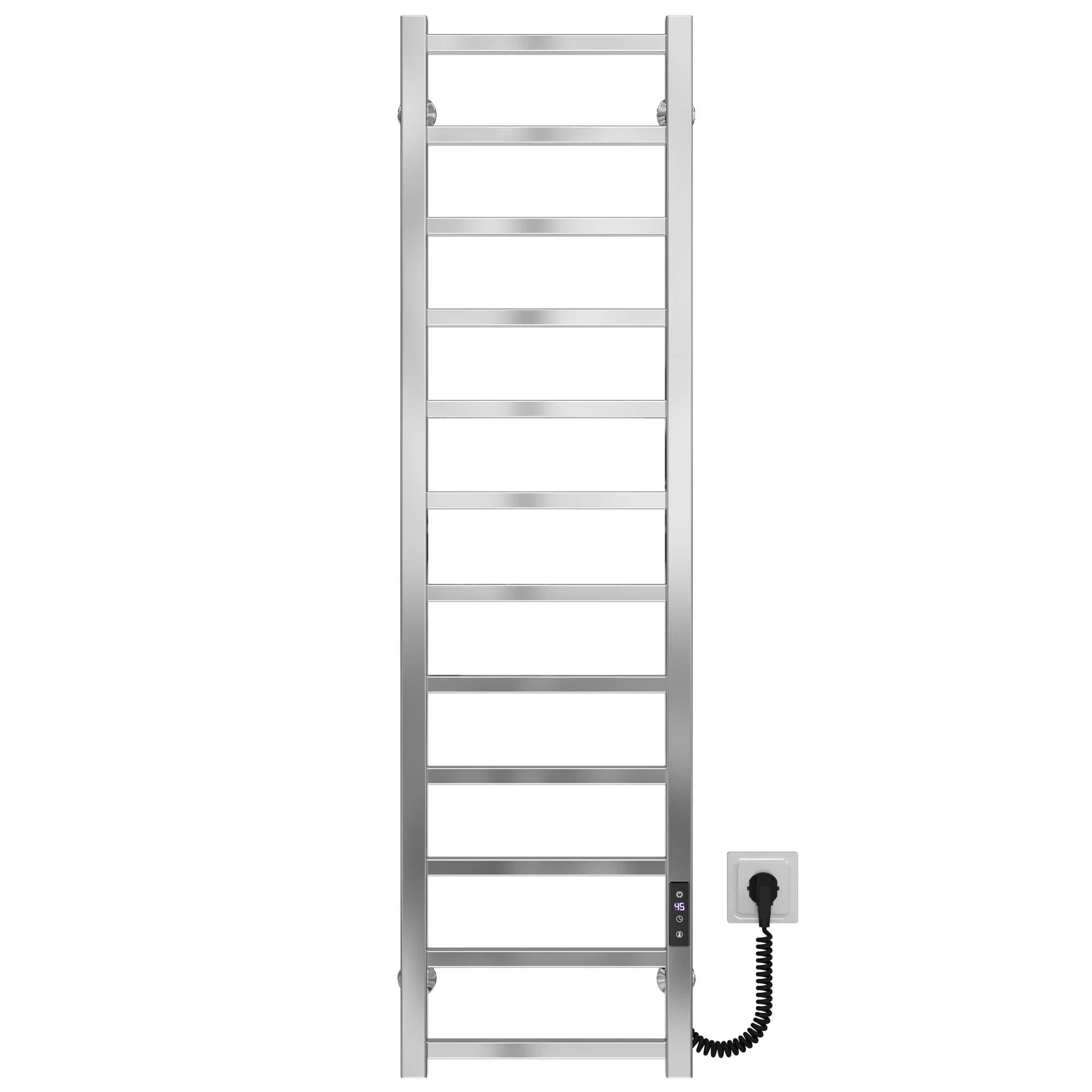 Полотенцесушитель электрический Deffi Forest П12 JD04 правое подключение нержавеющая сталь 300х1200 мм Хром (A.FR.120.30.12.E.C.R.2)