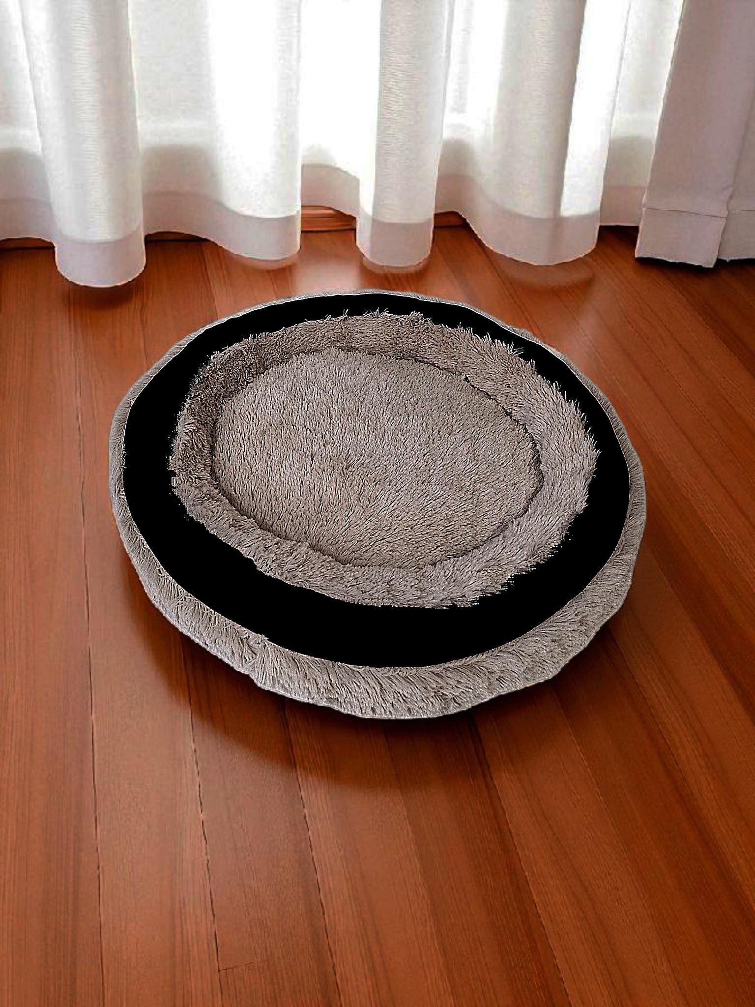 Лежак для тварин Велетень хутро 50х50х10 см Мокко (M 5010 Cocoa)