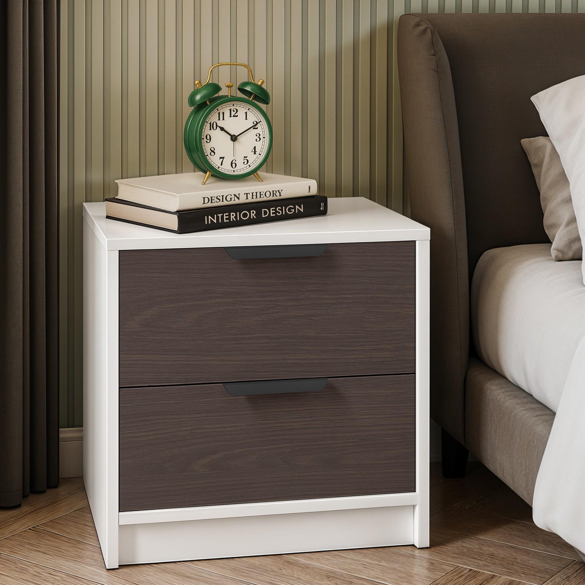 Тумба приліжкова FT-3 450х354х489 мм Білий/Венге Магія - фото 1 Тумба приліжкова FT-3 450х354х489 мм Білий/Венге Магія - фото 1