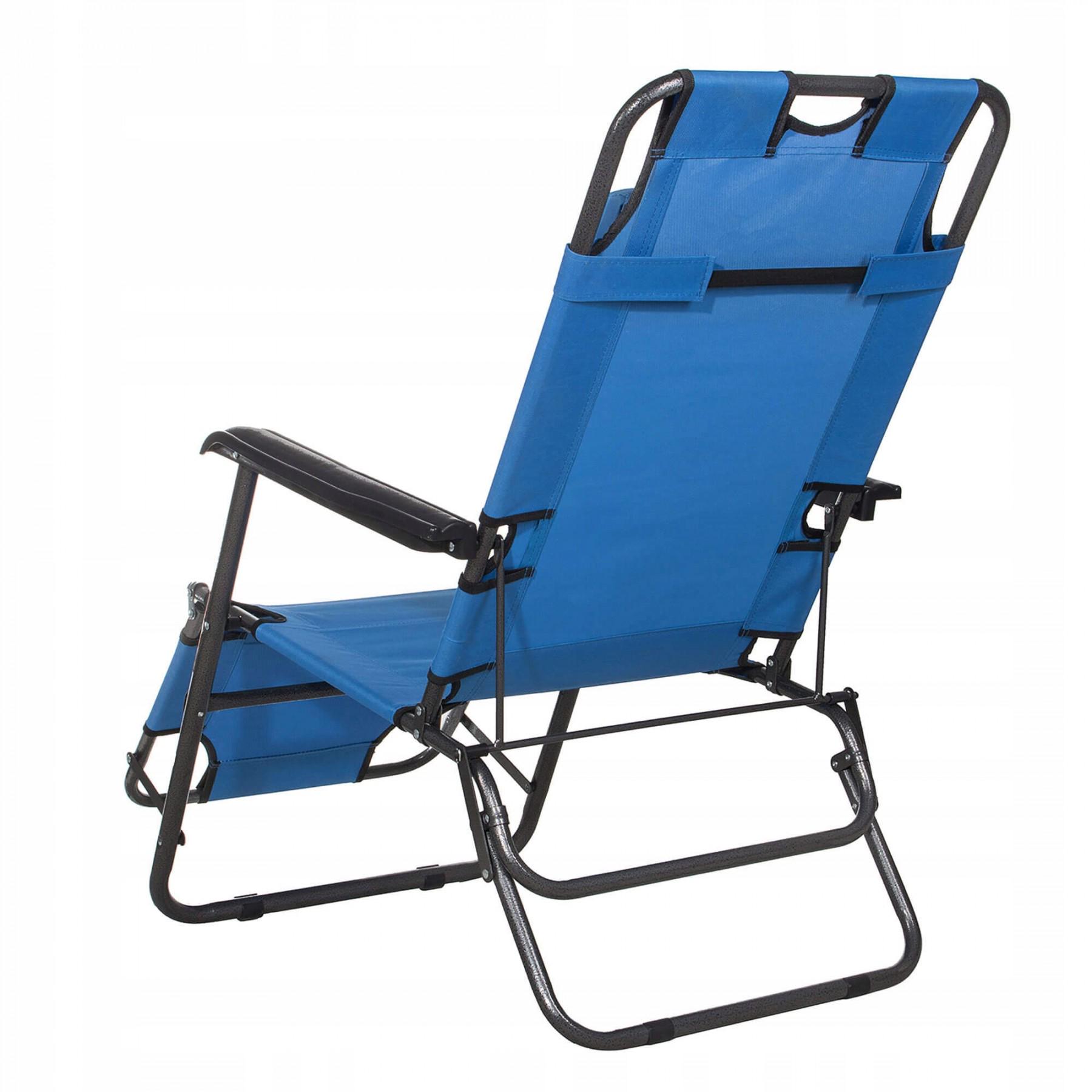 Шезлонг Springos Zero Gravity Блакитний (19967) - фото 5
